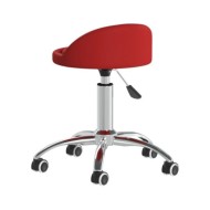 Chaises de salle à manger pivotantes 2 pcs Bordeaux Similicuir
