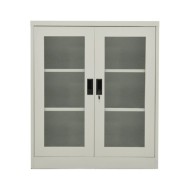 Armoire de bureau Gris clair 90x40x105 cm Acier