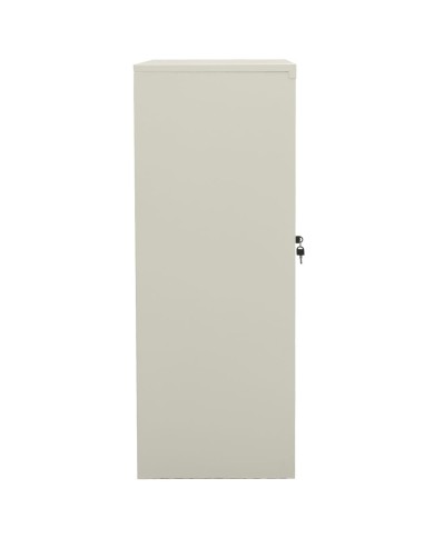 Armoire de bureau Gris clair 90x40x105 cm Acier