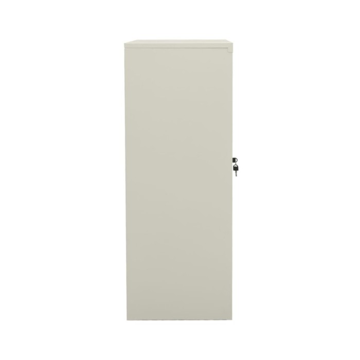 Armoire de bureau Gris clair 90x40x105 cm Acier