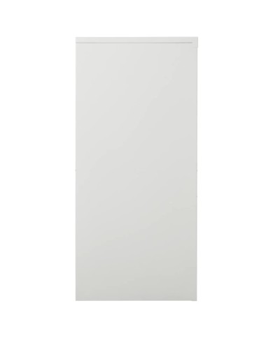 Armoire à portes coulissantes Gris clair 90x40x90 cm Acier