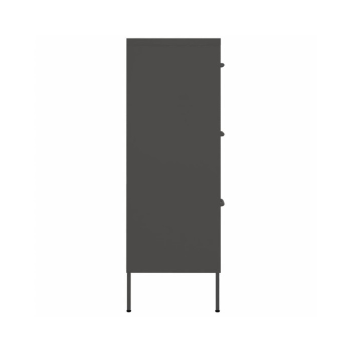 Armoire à tiroirs Anthracite 80x35x101,5 cm Acier