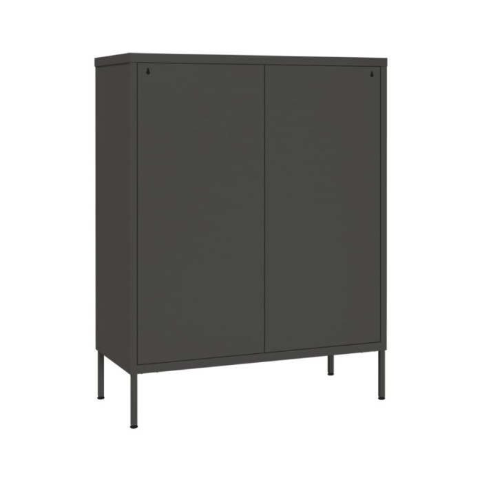 Armoire à tiroirs Anthracite 80x35x101,5 cm Acier