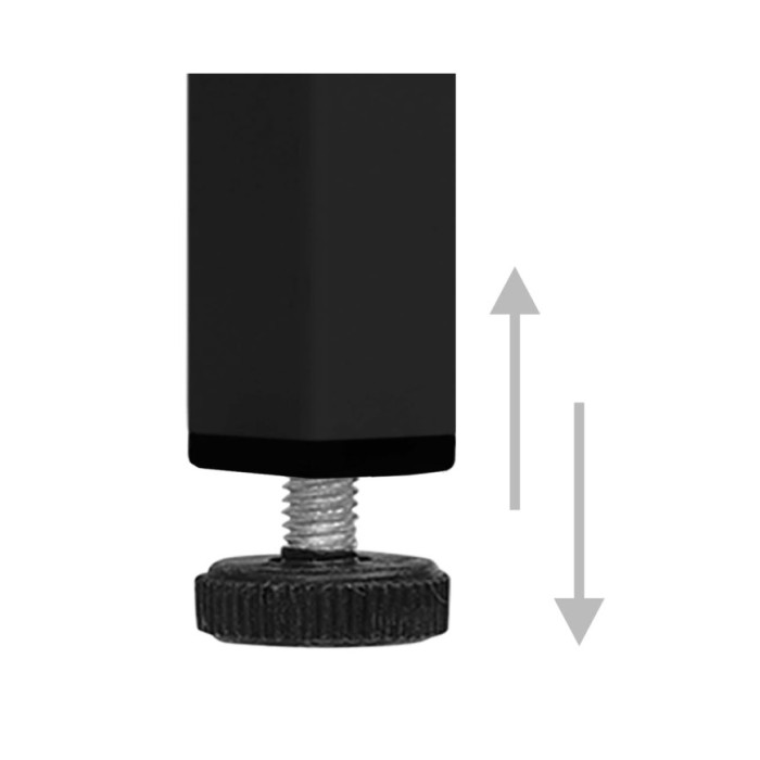 Commode Noir 80x35x101,5 cm Acier