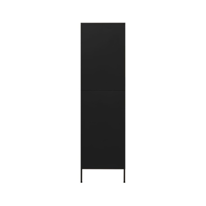 Garde-robe Noir 90x50x180 cm Acier