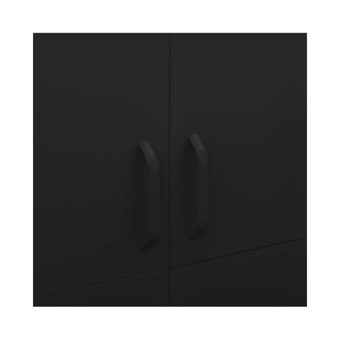 Garde-robe Noir 90x50x180 cm Acier