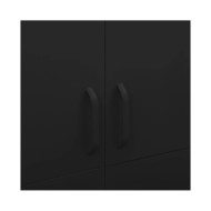 Garde-robe Noir 90x50x180 cm Acier