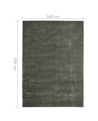 Tapis lavable pliable Taupe 160x230 cm Polyester