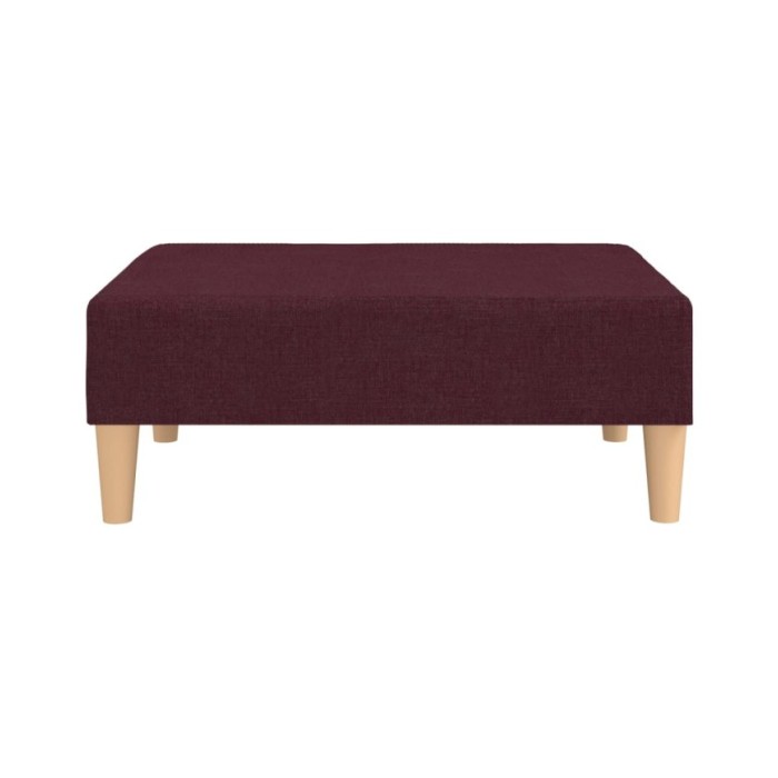 Repose-pied Violet 78x56x32 cm Tissu