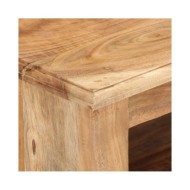 Meuble TV Bois massif d'acacia 110x30x40 cm Marron