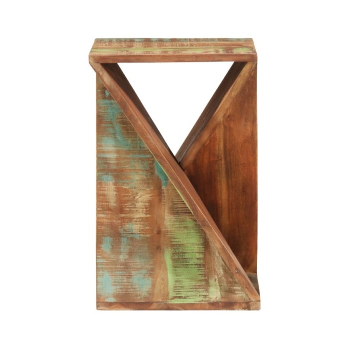 Table d'appoint 35x35x55 cm Bois massif de récupération