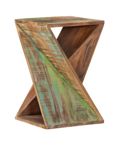 Table d'appoint 35x35x55 cm Bois massif de récupération