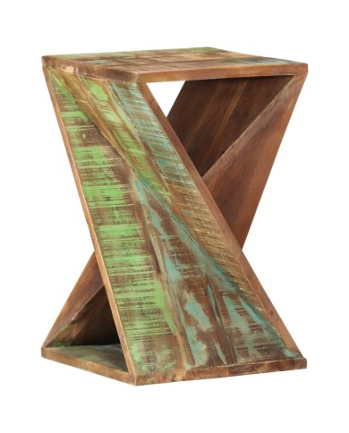 Table d'appoint 35x35x55 cm Bois massif de récupération