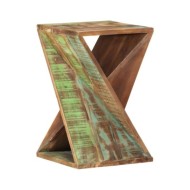 Table d'appoint 35x35x55 cm Bois massif de récupération
