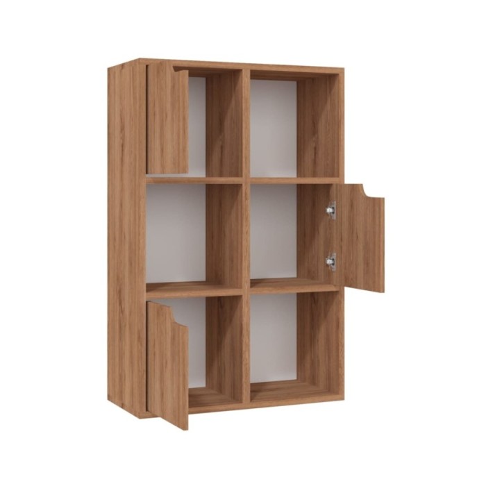 Bibliothèque Chêne marron 60x27,5x88 cm Aggloméré