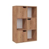 Bibliothèque Chêne marron 60x27,5x88 cm Aggloméré