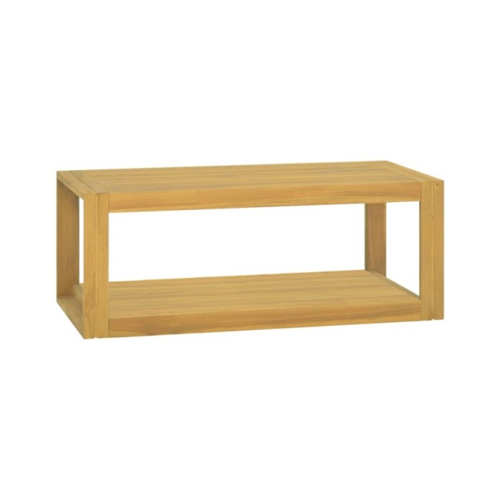 Armoire murale de salle de bain 90x45x35 cm Bois de teck solide