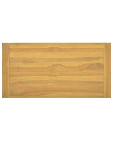 Armoire murale de salle de bain 90x45x35 cm Bois de teck solide