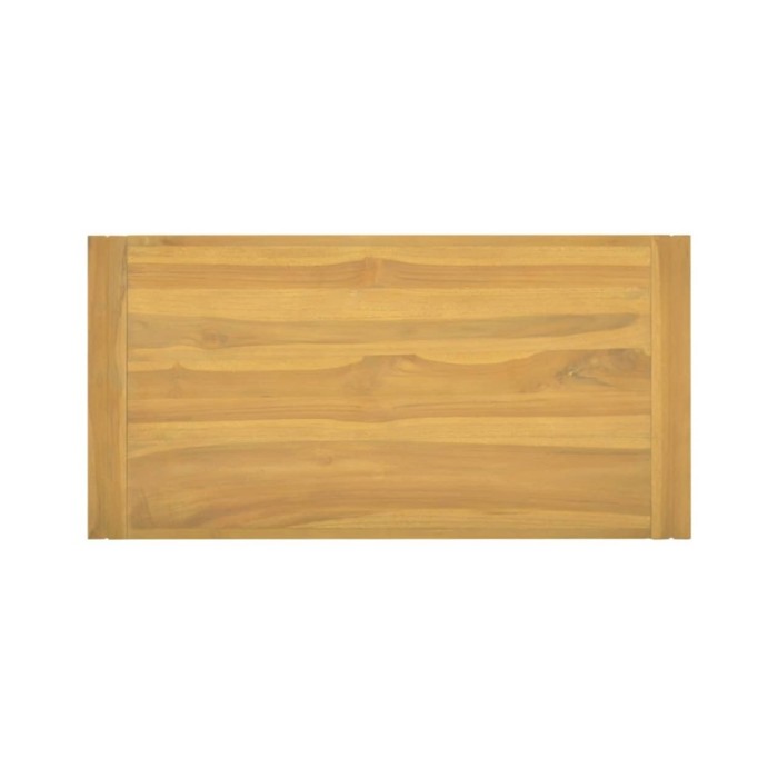 Armoire murale de salle de bain 90x45x35 cm Bois de teck solide