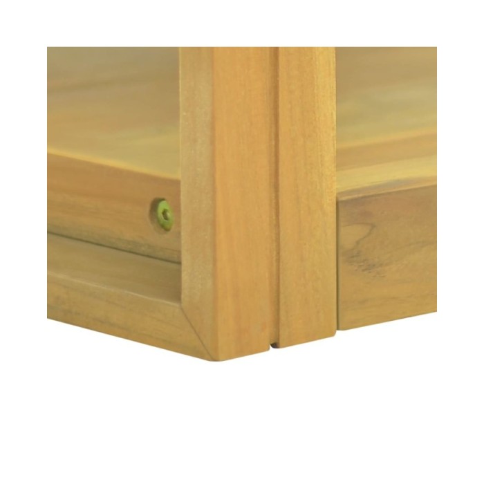 Armoire murale de salle de bain 90x45x35 cm Bois de teck solide
