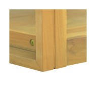 Armoire murale de salle de bain 90x45x35 cm Bois de teck solide
