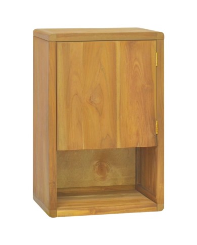 Armoire murale de salle de bain 45x30x70 cm Teck solide