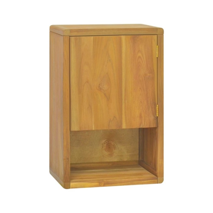 Armoire murale de salle de bain 45x30x70 cm Teck solide