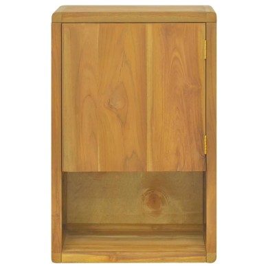 Armoire murale de salle de bain 45x30x70 cm Teck solide