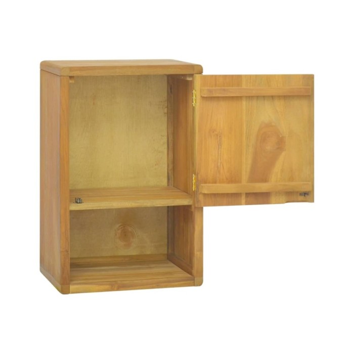 Armoire murale de salle de bain 45x30x70 cm Teck solide