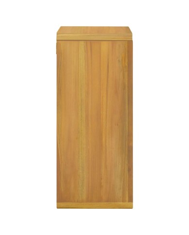Armoire murale de salle de bain 45x30x70 cm Teck solide