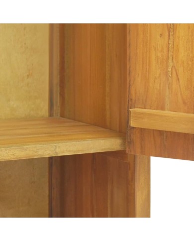 Armoire murale de salle de bain 45x30x70 cm Teck solide