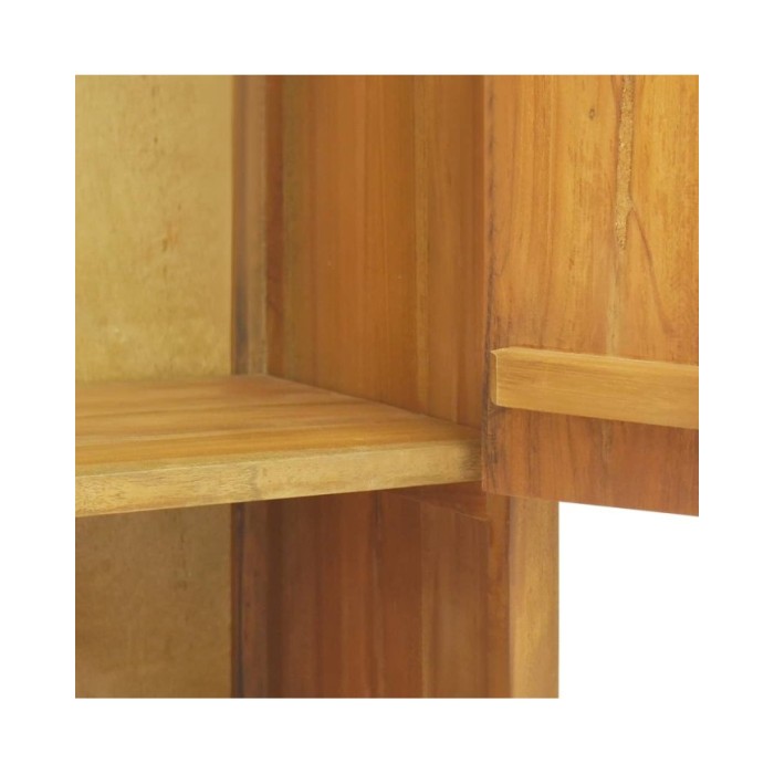 Armoire murale de salle de bain 45x30x70 cm Teck solide