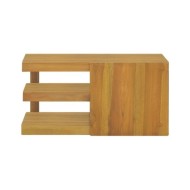 Armoire murale de salle de bain 60x45x30 cm Bois de teck solide