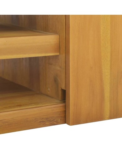 Armoire murale de salle de bain 60x45x30 cm Bois de teck solide
