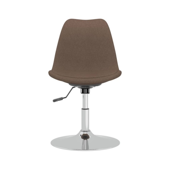 Chaises pivotantes de salle à manger 4 pcs Taupe Tissu