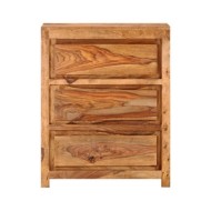 Armoire à tiroirs 60x33x75 cm Bois d'acacia massif