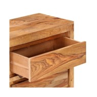 Armoire à tiroirs 60x33x75 cm Bois d'acacia massif