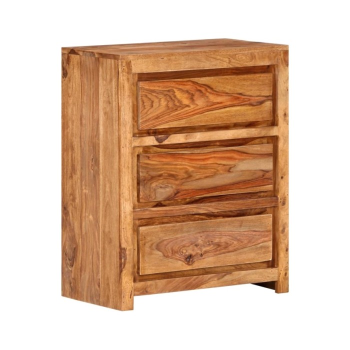 Armoire à tiroirs 60x33x75 cm Bois d'acacia massif