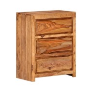 Armoire à tiroirs 60x33x75 cm Bois d'acacia massif