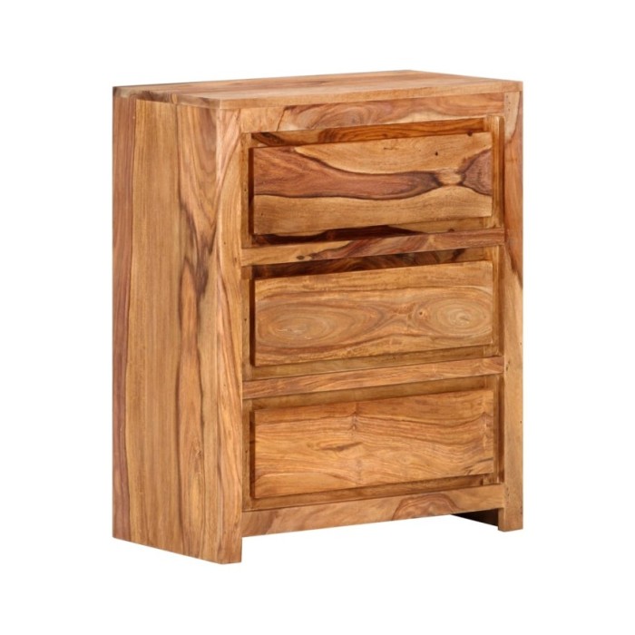 Armoire à tiroirs 60x33x75 cm Bois d'acacia massif