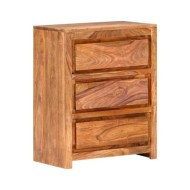 Armoire à tiroirs 60x33x75 cm Bois d'acacia massif