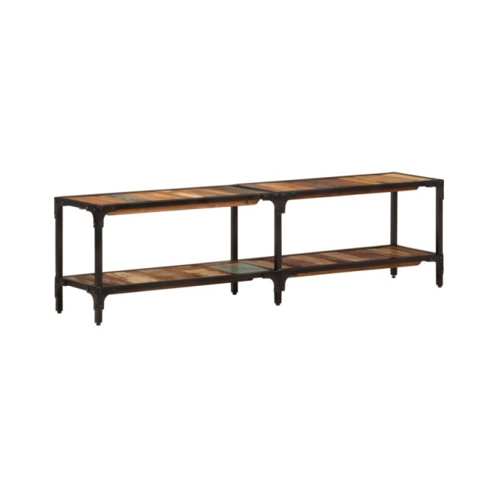 Meuble TV 150x30x41 cm Bois massif de récupération