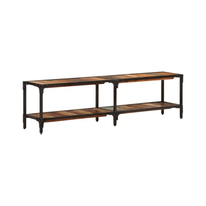 Meuble TV 150x30x41 cm Bois massif de récupération