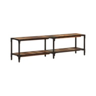 Meuble TV 150x30x41 cm Bois massif de récupération