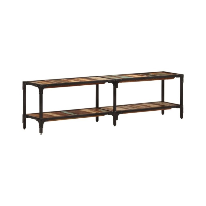 Meuble TV 150x30x41 cm Bois massif de récupération