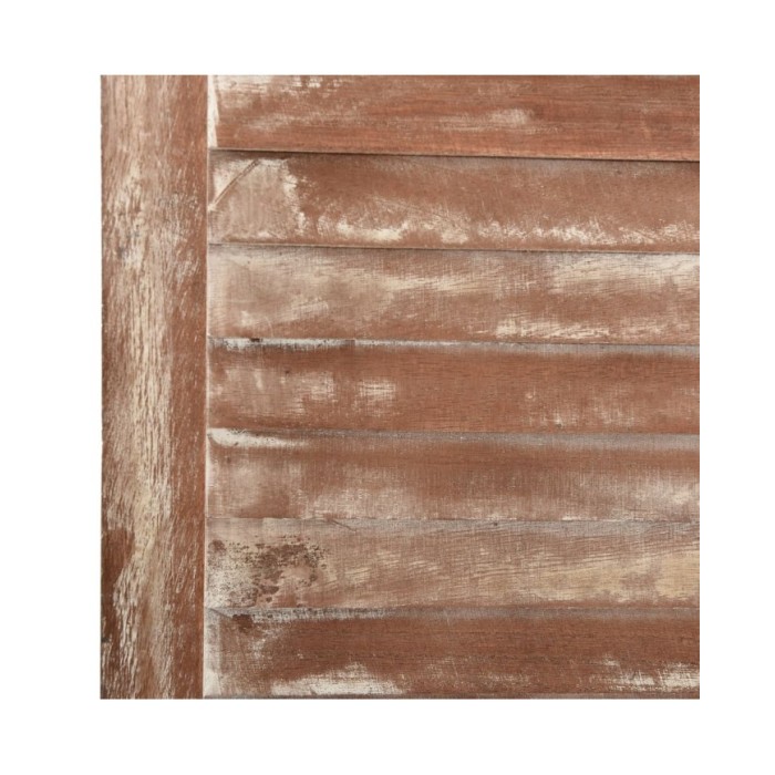 Cloison de séparation 6 panneaux Marron 210x165 cm Paulownia