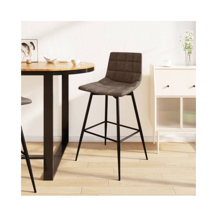 Tabouret de bar Marron foncé Similicuir