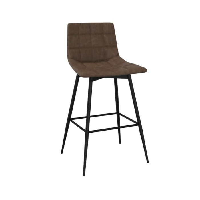 Tabouret de bar Marron foncé Similicuir