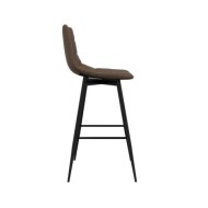Tabouret de bar Marron foncé Similicuir
