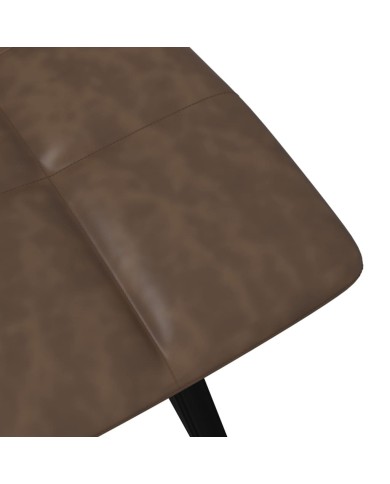 Tabouret de bar Marron foncé Similicuir